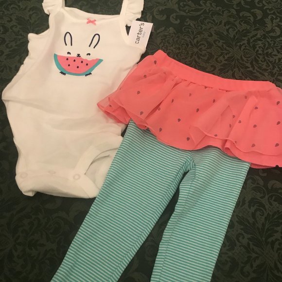 NWt carters watermelon tutu ballerina outfit 18 M - Picture 2 of 7